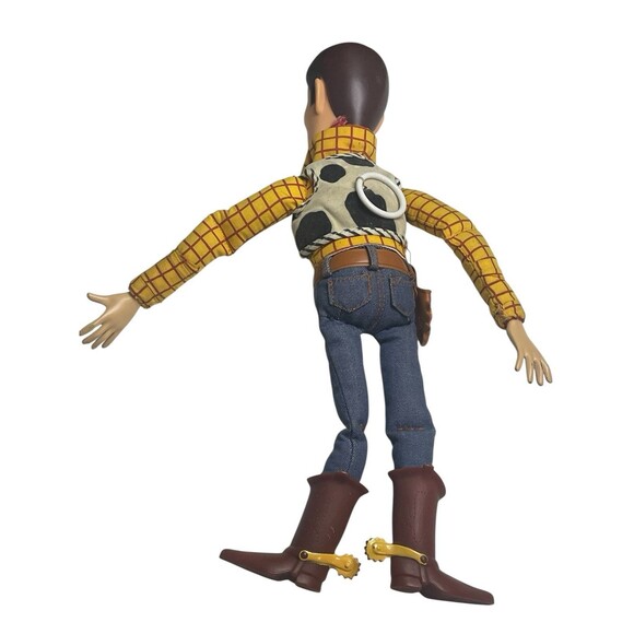 Disney Store Pixar Toy Story Talking Woody Pull String Doll 15" Working - Picture 8 of 16